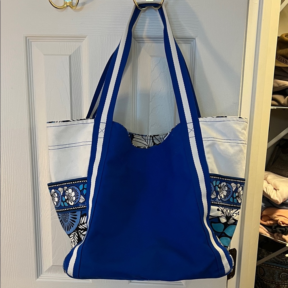 Vera Bradley Blue and White Floral Tote